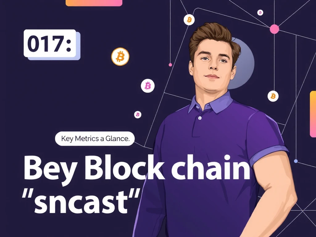 OCC building with blockchain network visualization