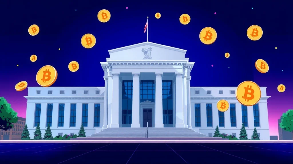White House with digital asset integration concept