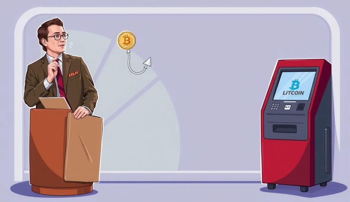 Financial markets showing cryptocurrency ATM operators and stablecoin issuers