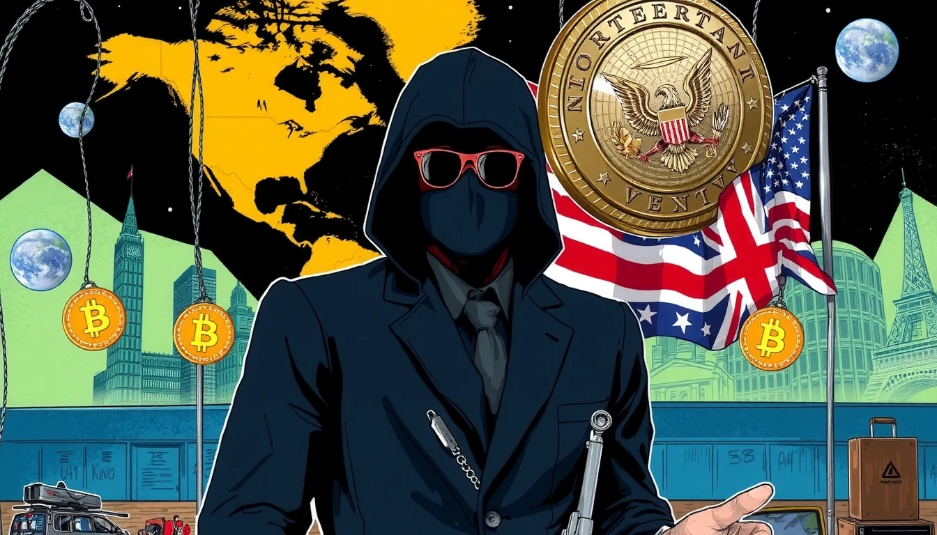 American and British law enforcement officials signing an international cybercrime alliance agreement