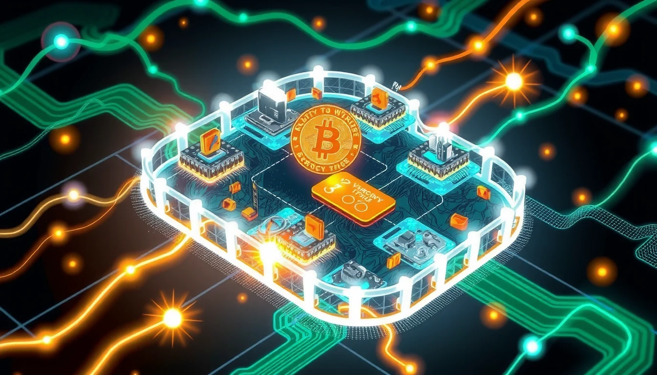 Energy Web Verified Compute Cloud - Sustainable decentralized computing visualization
