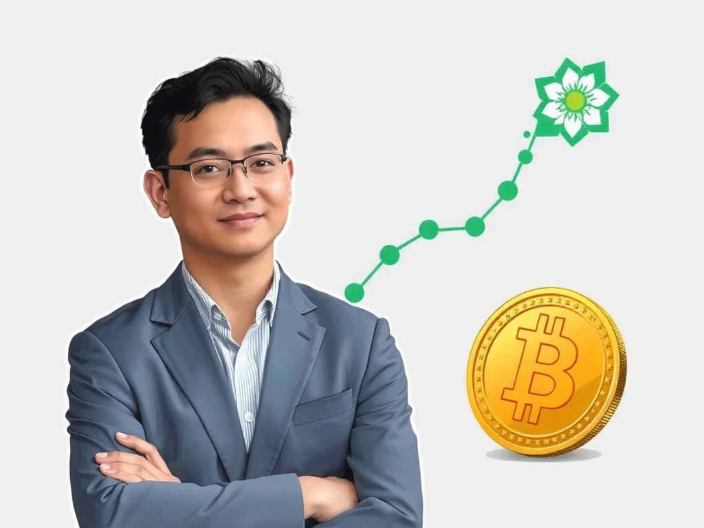 Bank and blockchain integration visualization