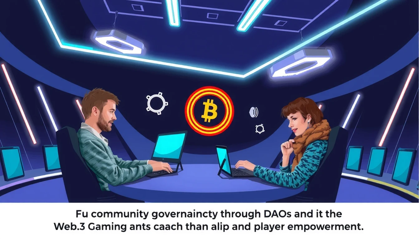 Digital ownership concept showing gamer with virtual assets and token rewards