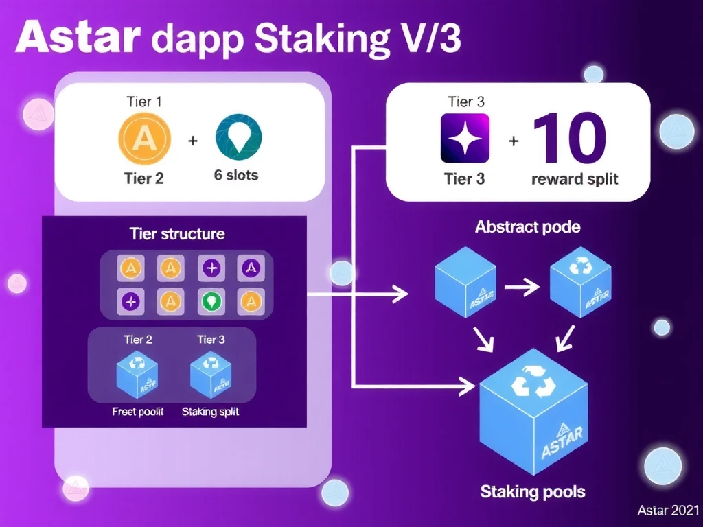 Astar dApp Staking V3 tier structure and reward distribution