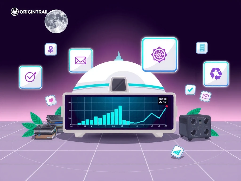 Verifiable AI knowledge graph with connected trust proofs and blockchain anchors