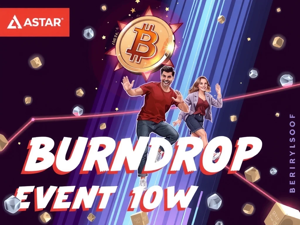 Astar Burndrop mechanism flowchart showing deposit, lock, and burn stages