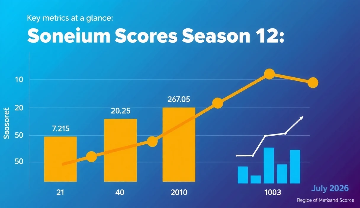 Soneium Score Season 12 dashboard showing enhanced activity metrics and reward distribution