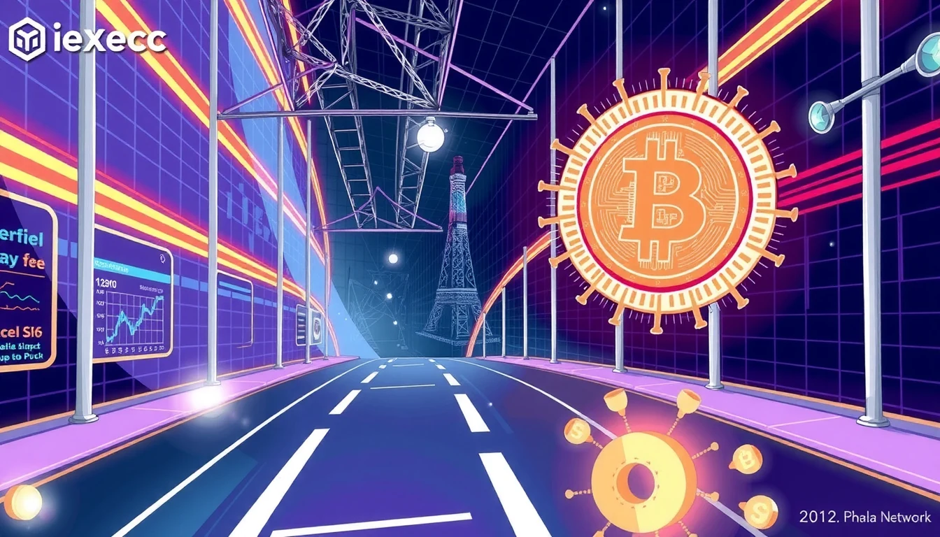 iExec Phala dstack confidential DeFi infrastructure with futuristic editorial visualization