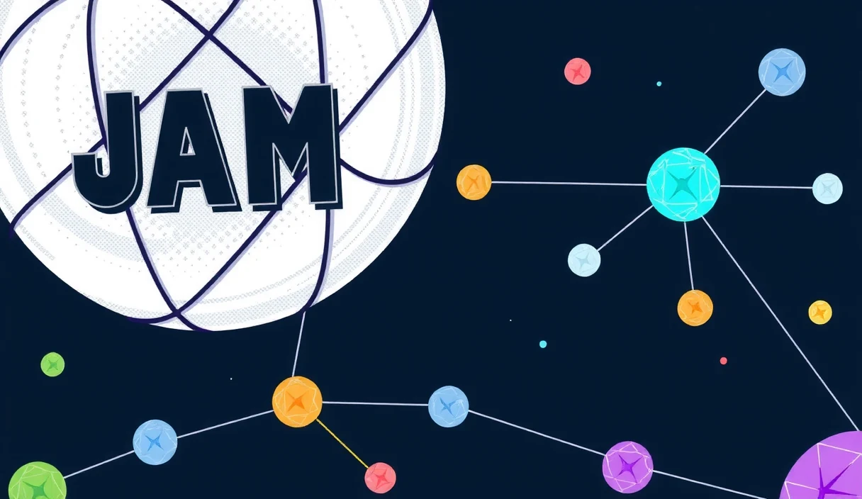 Future vision of Polkadot's JAM era with flexible compute cores and diverse specialized applications