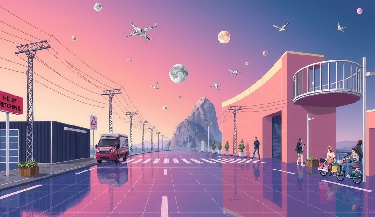 Future machine economy ecosystem showing autonomous devices, value streams, and cross-chain interoperability requirements