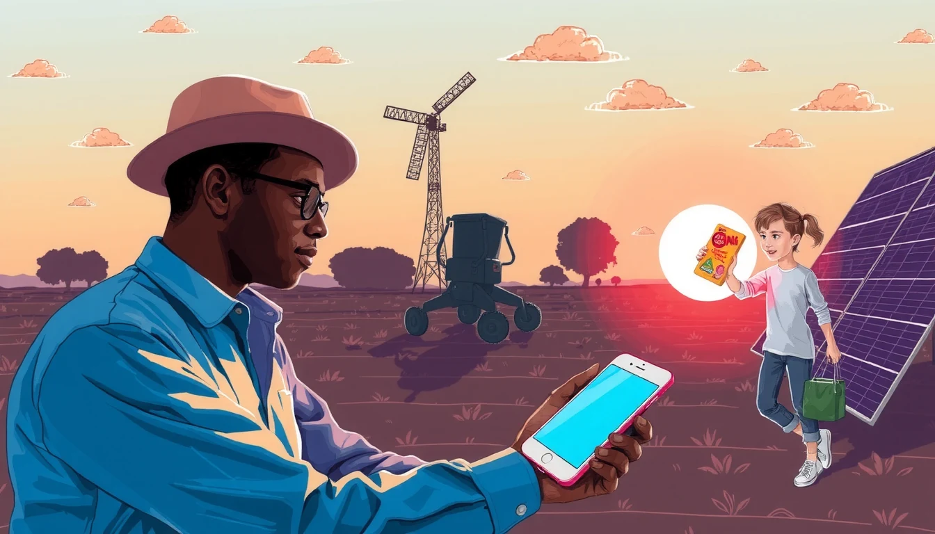 Acurast and peaq mobile compute partnership showing smartphones as decentralized compute nodes for robots and machines