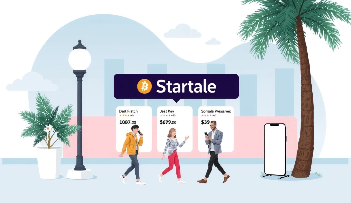 Startale Mini App ecosystem showing Summer Fiesta engagement dashboard with active Mini Apps, user participation metrics, and reward tiers