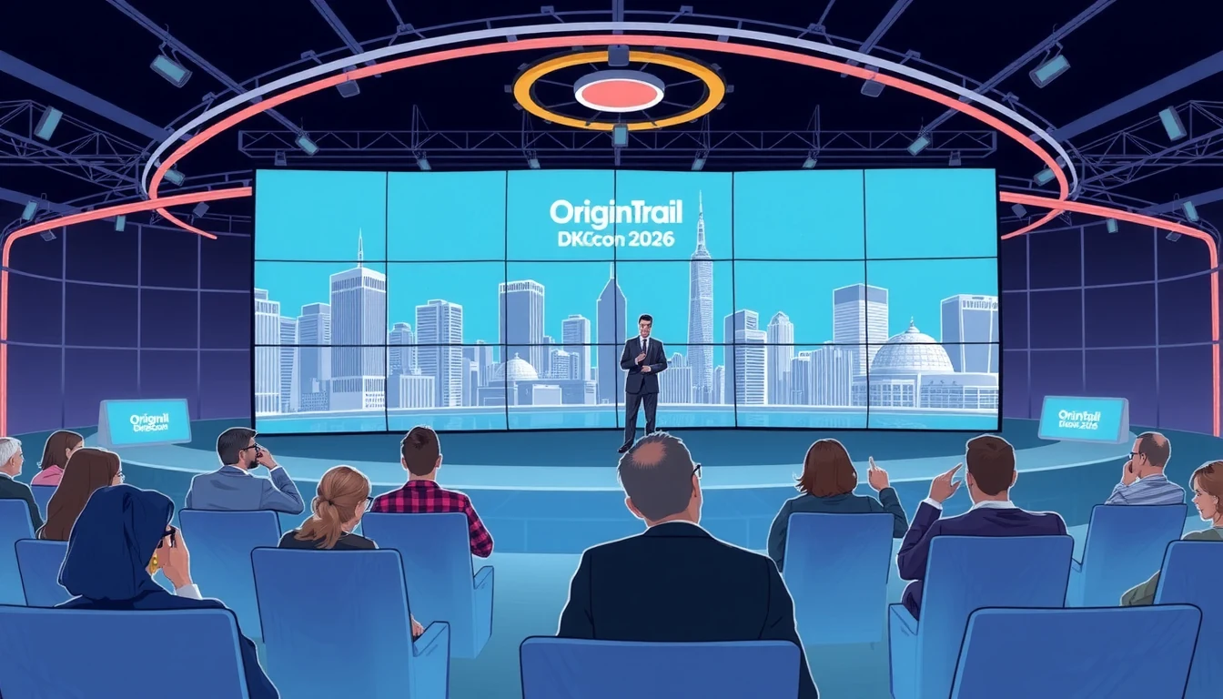 Futuristic tech editorial illustration showing interconnected knowledge graph nodes with AI verification beams