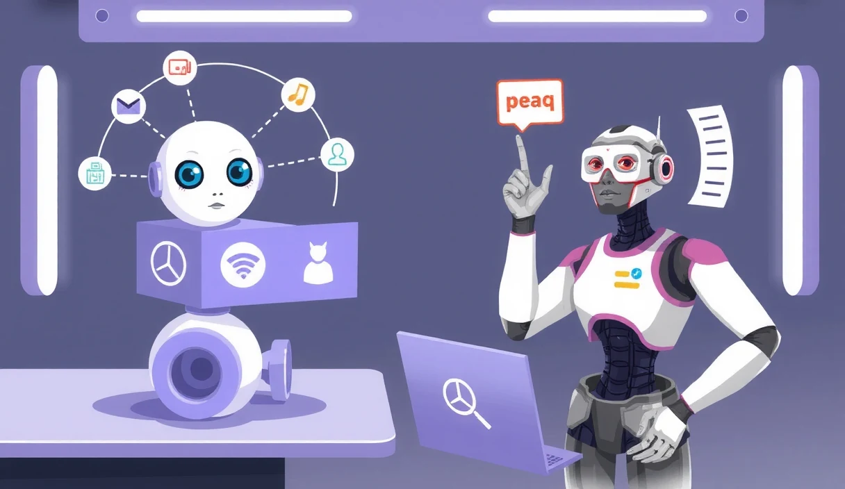 Futuristic tech editorial illustration showing a three-layer architecture diagram for machine identity, coordination, and settlement