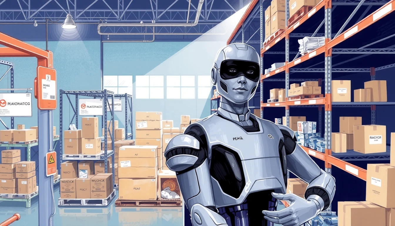 Futuristic tech editorial showing robots with predictive intelligence from Allora decentralized AI network