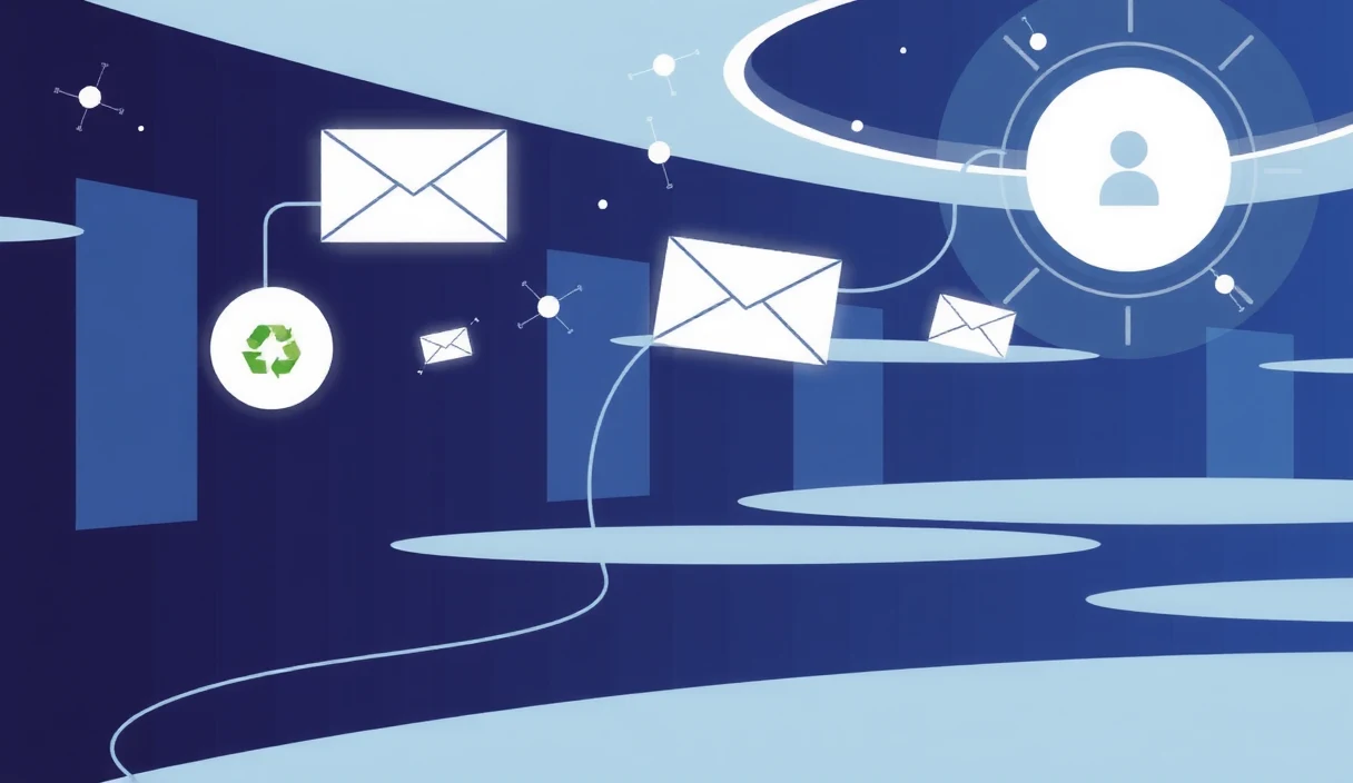 Futuristic tech editorial comparing decentralized messaging protocols with competitive landscape matrix