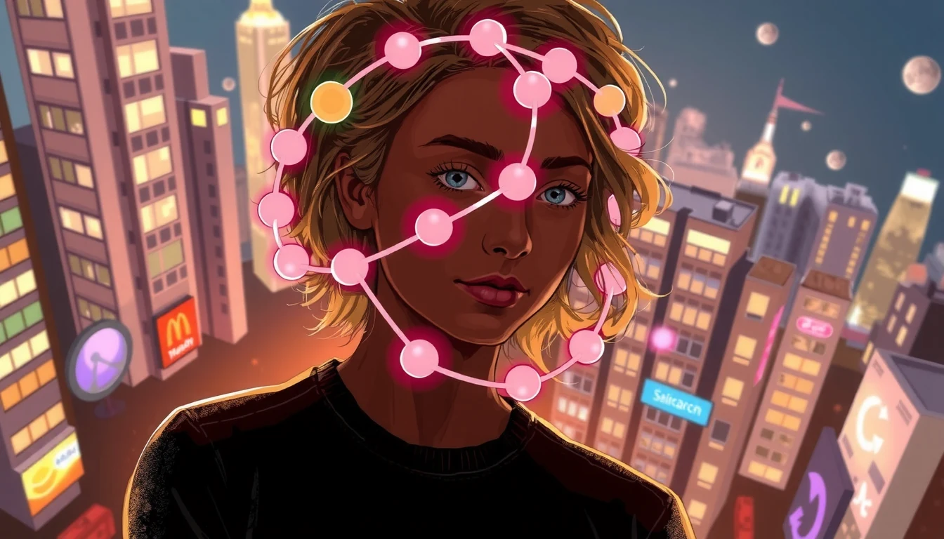 Futuristic tech editorial showing Polkadot architecture differentiating from other Layer 1 blockchains