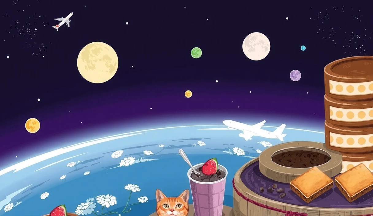 Concept art of a decentralized loyalty ecosystem bridging physical and digital rewards