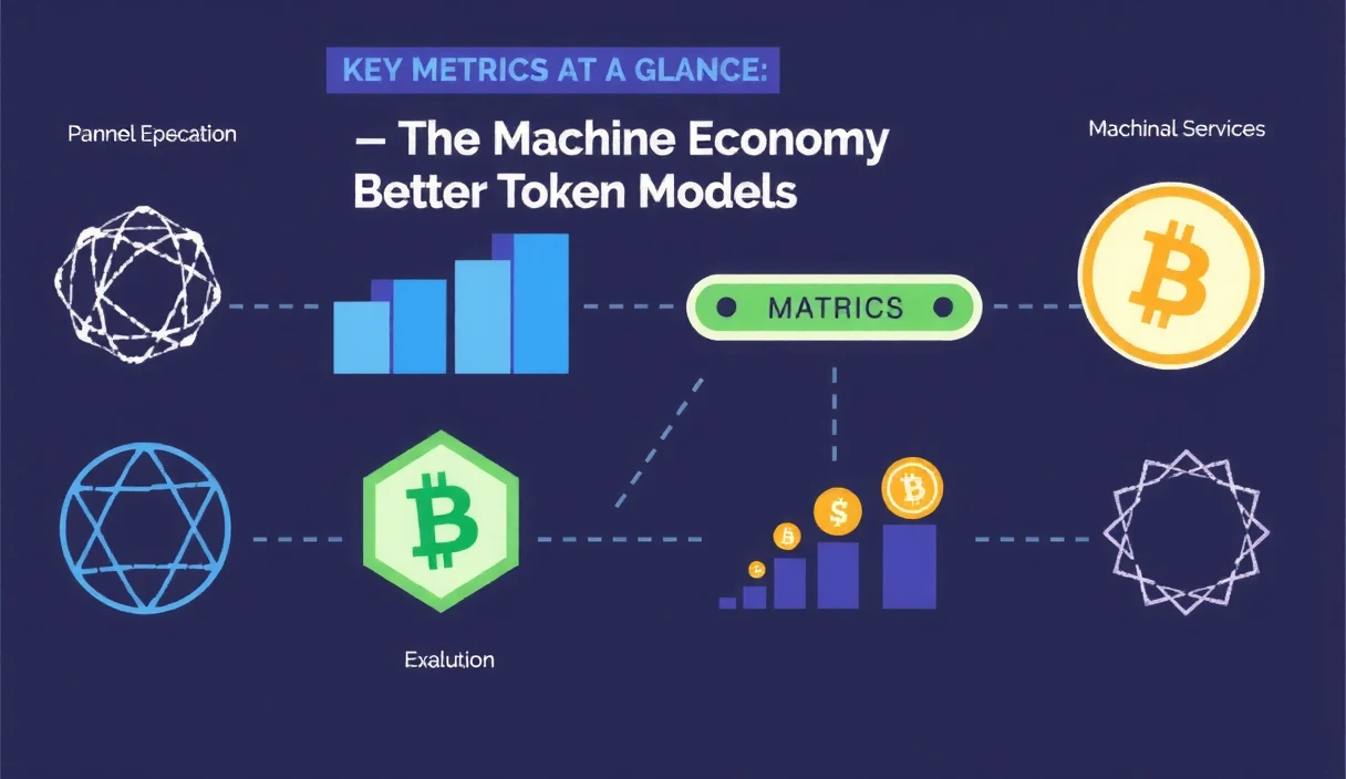 Futuristic visualization of autonomous machines transacting value on a decentralized network