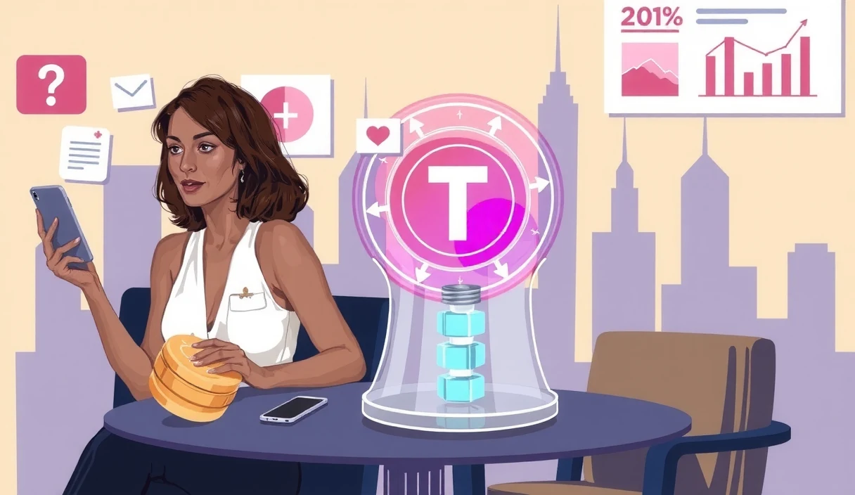 Comparison visualization of tokenized machine economy ecosystems with sustainability metrics