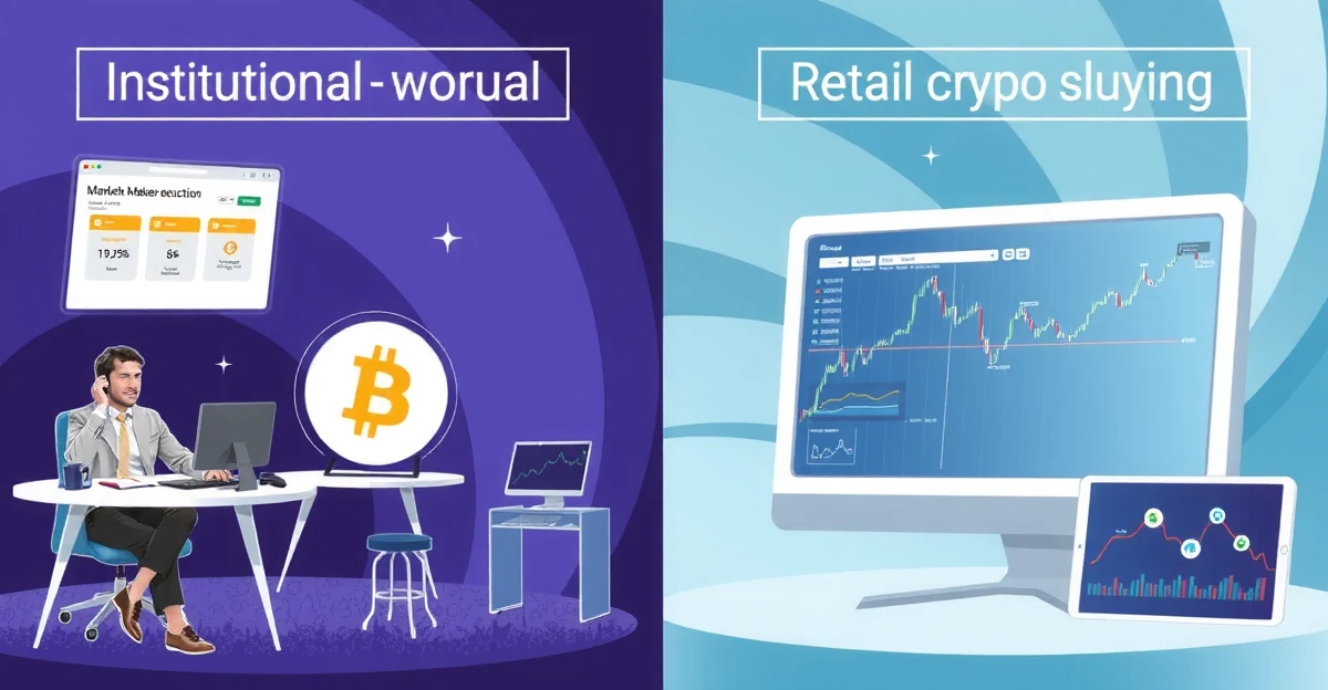 Institutional vs retail crypto buying