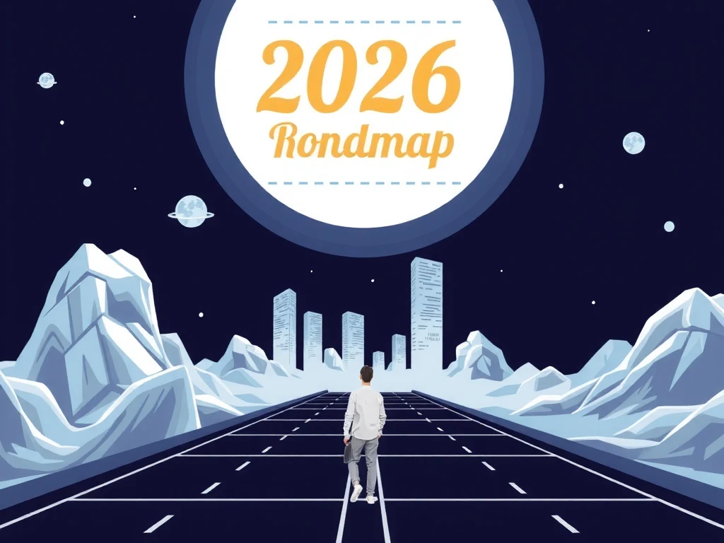 Moonbeam 2026 roadmap visualization with cross-chain volume and gaming growth