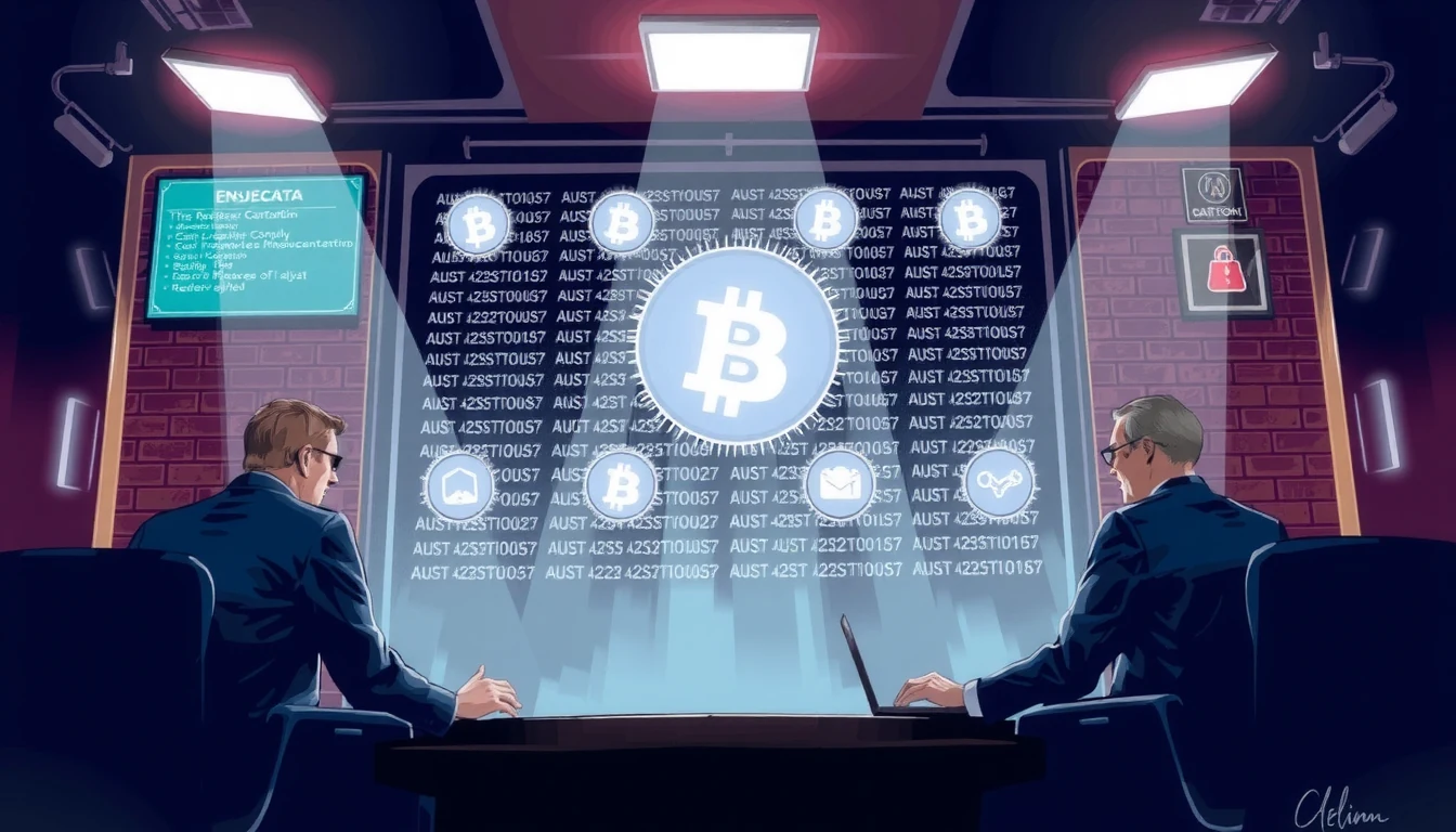 Futuristic editorial illustration of Ethereum smart contract renaming and governance accountability