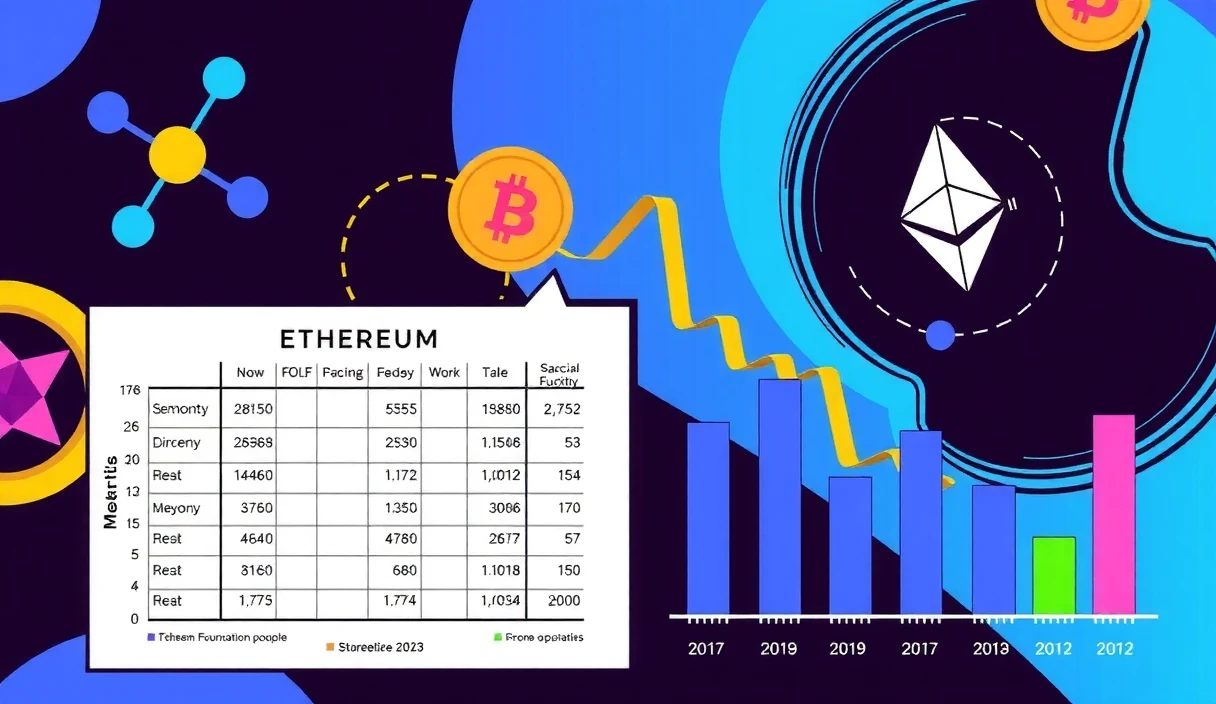 Futuristic visualization of Ethereum Layer 2 network ecosystem with interconnected rollup chains and data availability layers