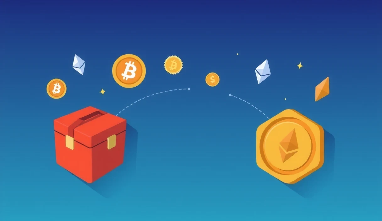 Futuristic visualization of Ethereum Foundation treasury allocation with holographic pie charts and funding flow diagrams