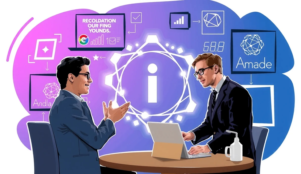 Futuristic editorial illustration of a DAO governance crisis with a split chain, some nodes following the Security Council decision and others following the token vote, with a crack forming in the Ethereum logo